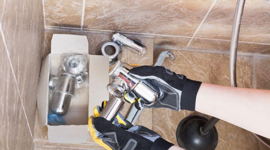 Professional gutter cleaning in Blue Grass, IA